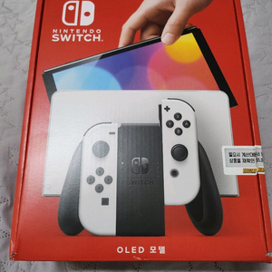 휴대용 게임기 OLED 화이트 이미지