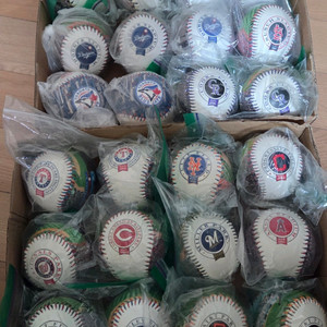 메이저리거 MLB 구장 포토볼 싸인볼 다수(일괄) 이미지