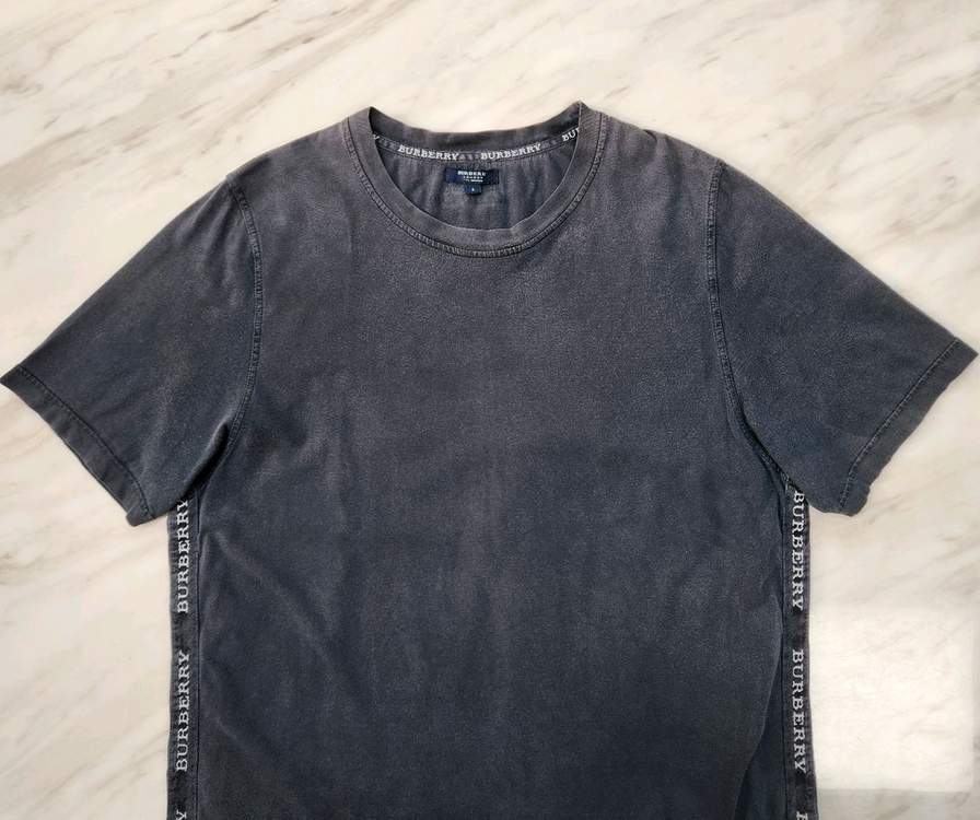 [좋습니다 남성용] 버버리 빈티지 스타일 반팔 티셔츠 L 사이즈 루이비통 샤넬 구찌 펜디 프라다 아미리 디올 발망 이미지
