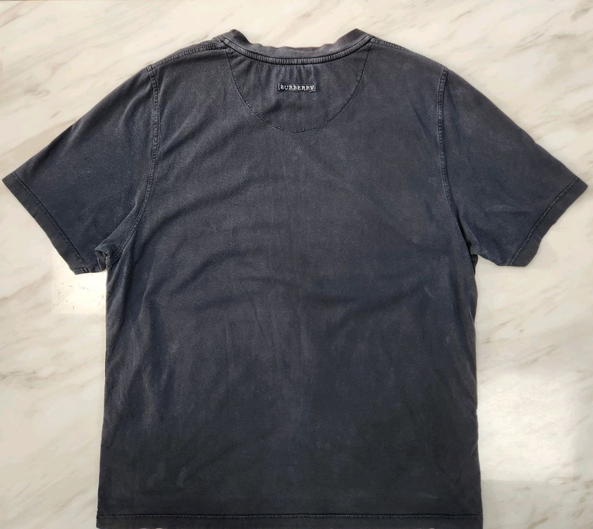 [좋습니다 남성용] 버버리 빈티지 스타일 반팔 티셔츠 L 사이즈 루이비통 샤넬 구찌 펜디 프라다 아미리 디올 발망 이미지
