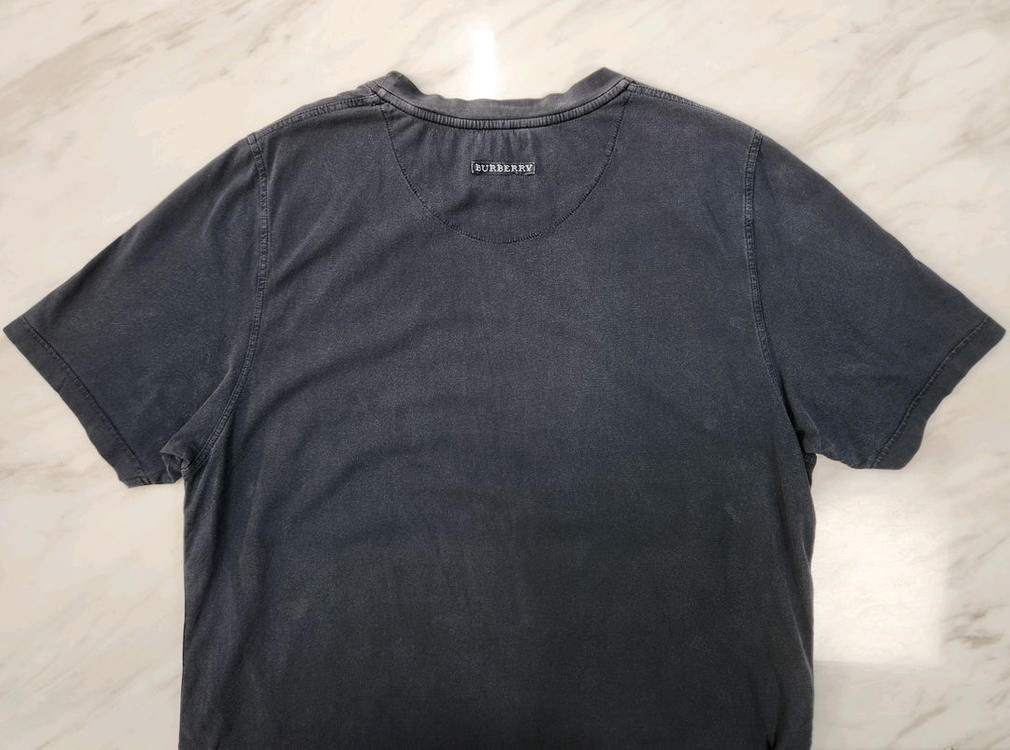 [좋습니다 남성용] 버버리 빈티지 스타일 반팔 티셔츠 L 사이즈 루이비통 샤넬 구찌 펜디 프라다 아미리 디올 발망 이미지