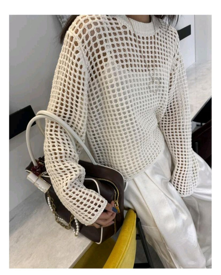 넘버프로젝트 크로셰 니트(주말만 이가격 이미지