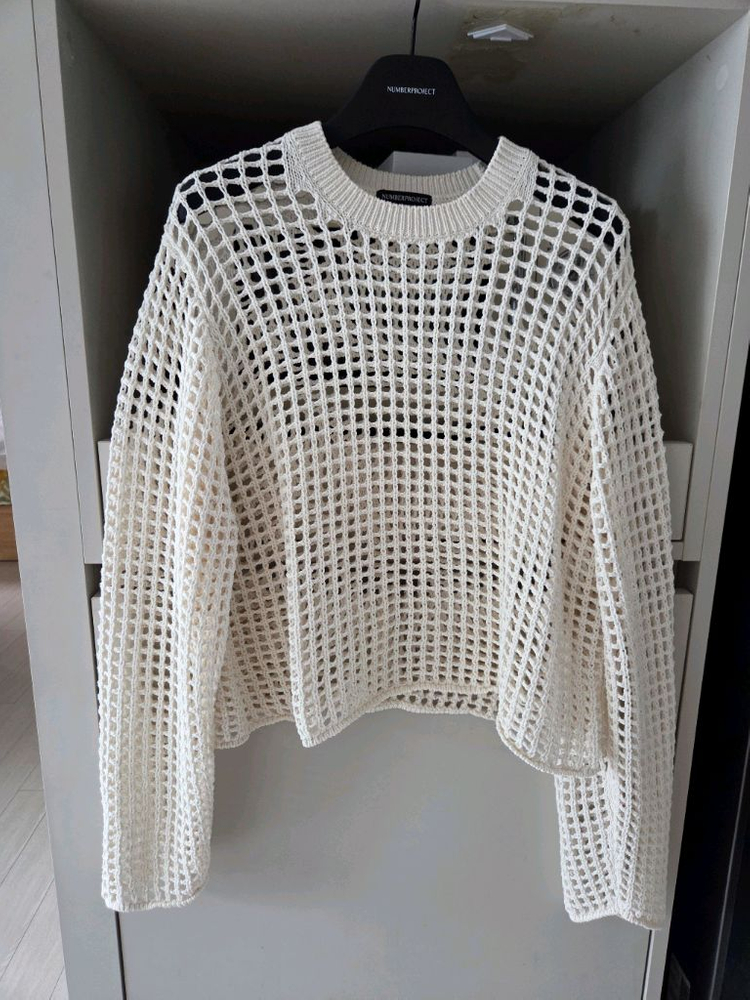 넘버프로젝트 크로셰 니트(주말만 이가격 이미지