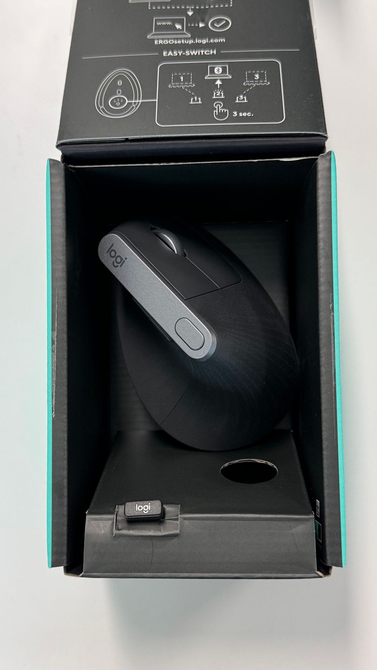 로지텍 MX 버티컬 무선마우스 단순 개봉 미사용품 이미지