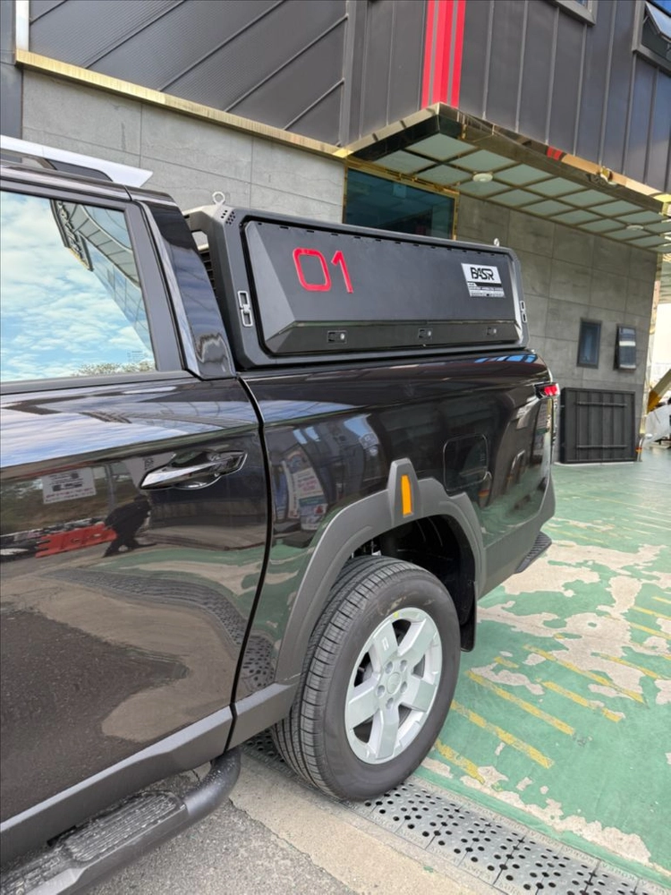 무쏘 q300 적재함 카고랙 롤바 이미지