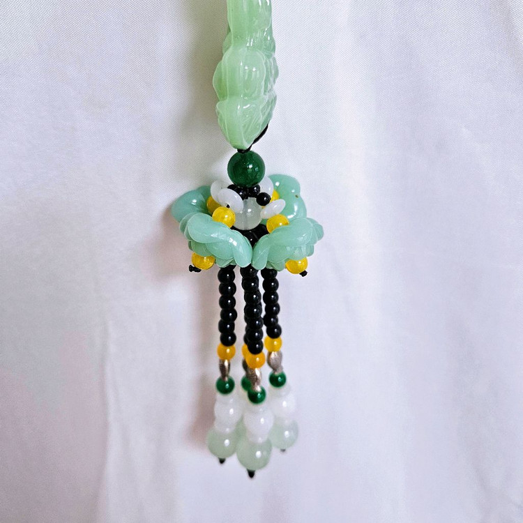 새상품]불상 천연옥 장식 백미러 자동차 차량용 네비 휴대용 전동 운전 오토바이 룸미러 인테리어 현관 창문 화장실 이미지