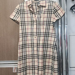 버버리 체크 반팔원피스 66 이미지