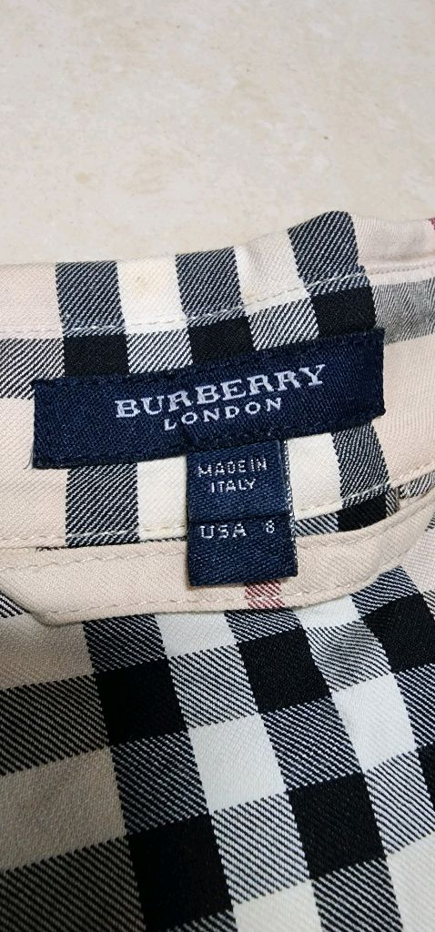 버버리 체크 반팔원피스 66 이미지