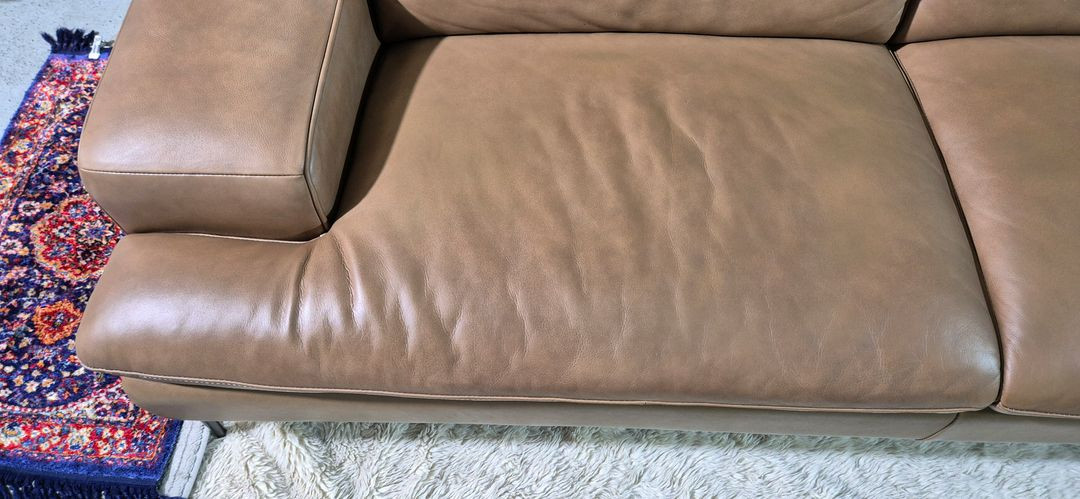 까사미아 뉴테라모 천연통가죽 4인 소파쇼파(헤드레스트기능)(내장재오리털) 이미지