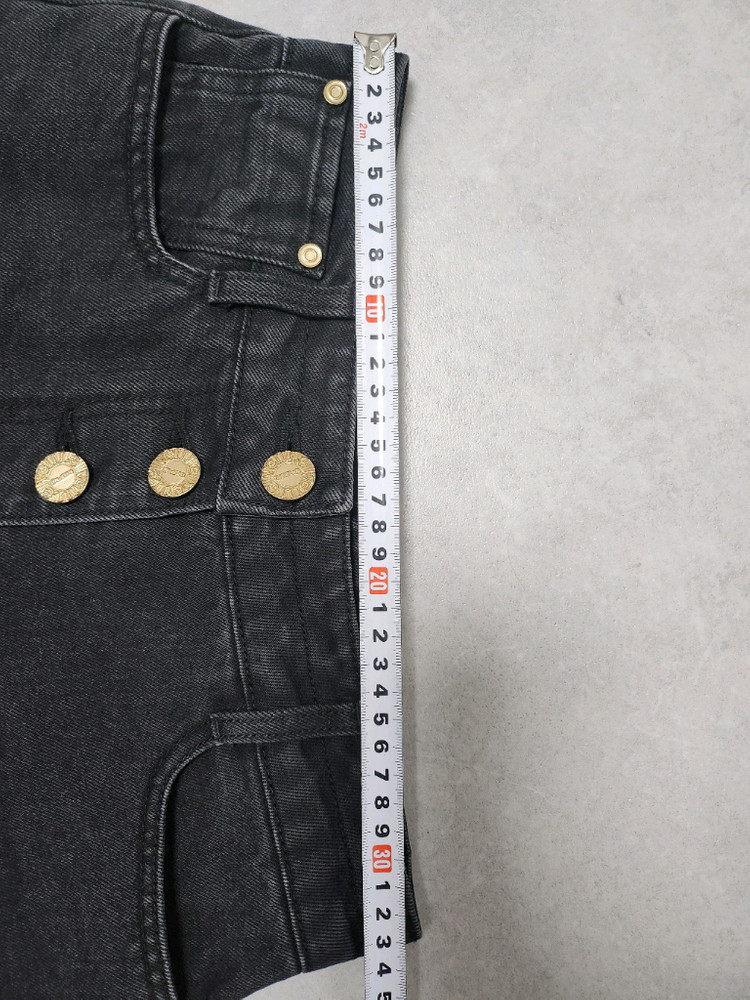 오브제 블랙 데님팬츠 이미지