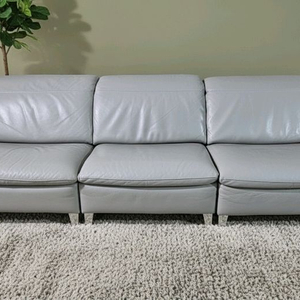 칼리아 이탈리아 이태리 전체 천연가죽 4인 소파(헤드레스트기능) 이미지