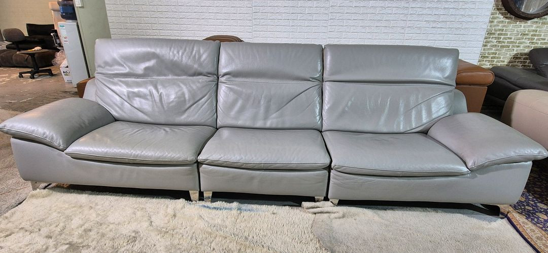 칼리아 이탈리아 이태리 전체 천연가죽 4인 소파(헤드레스트기능) 이미지