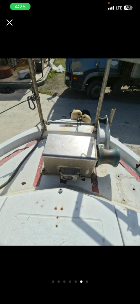 낚시보트 트레일러 세트 스즈키140마력 선외기엔진 이미지