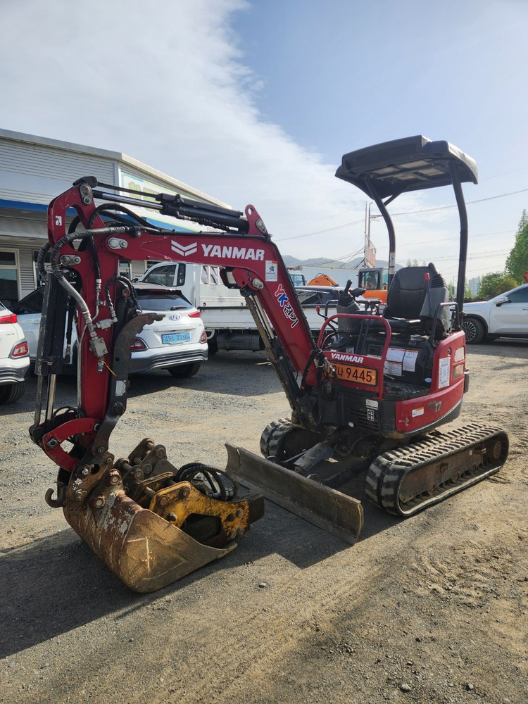 중고미니굴삭기 얀마 VIO17 2023년 뿌레카 코끼리집게 니퍼 대구위치 중고굴삭기매매 이미지