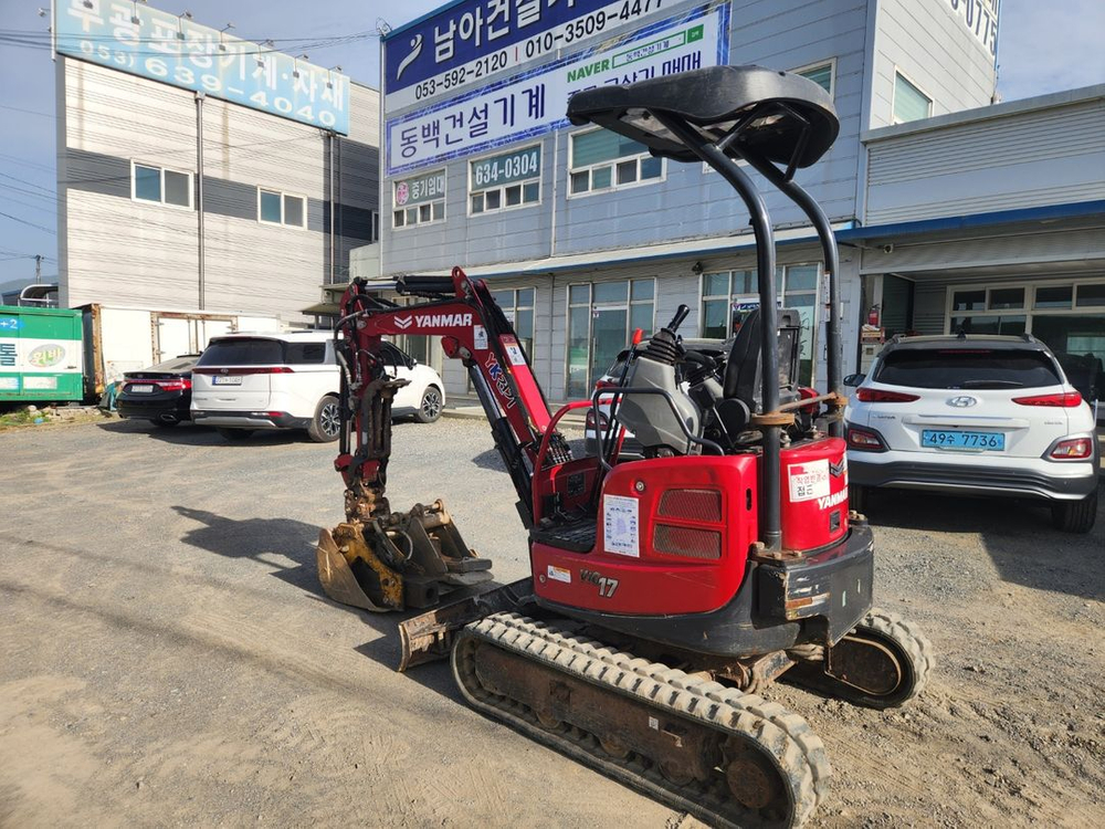 중고미니굴삭기 얀마 VIO17 2023년 뿌레카 코끼리집게 니퍼 대구위치 중고굴삭기매매 이미지