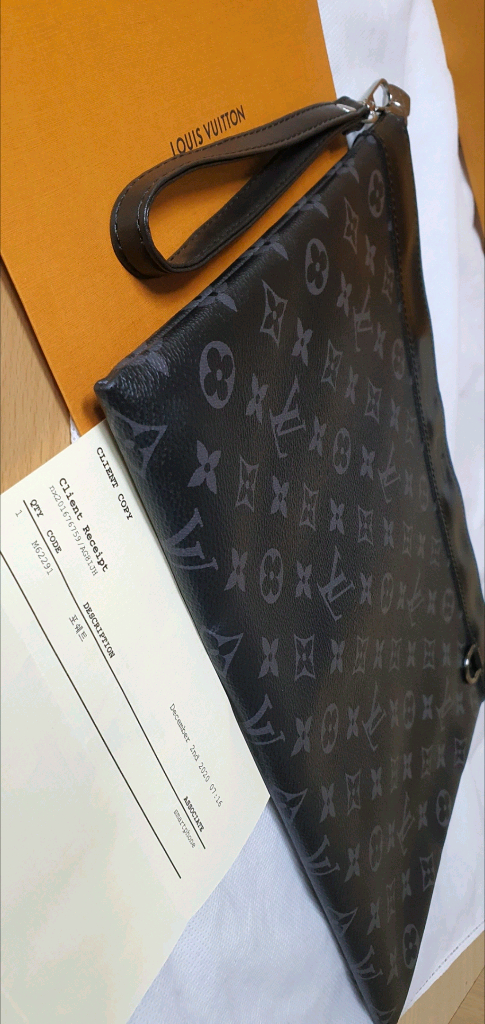 루이비통 이클립스 클러치백 정품S급(영수증O)구찌프라다루이비통디올고야드샤넬셀린느보테가생로랑발렌시아가버버리가방 이미지