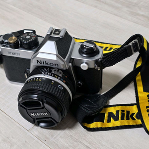 니콘 fm2 필름카메라 50mm 1.4 렌즈 50.4