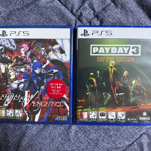 PS5 플스5 타이틀 진여신전생5 벤전스 + 페이데이3 데이원 에디션 미개봉 이미지