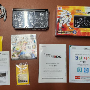 정발 닌텐도 new 3DS XL(뉴큰다수) 포켓몬스터 썬 에디션 박스 이미지