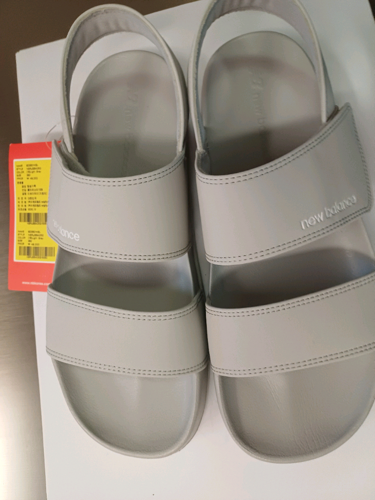 텍새상품 뉴발란스 슬리퍼 샌들 회색 280 이미지