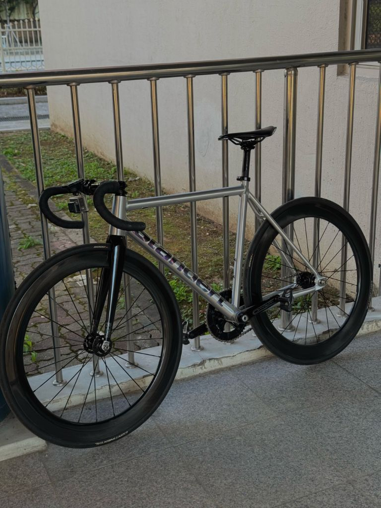 급처 csc 카본 60림 휠셋 (벨로바이크 코그 듀라 락링) 판매 이미지