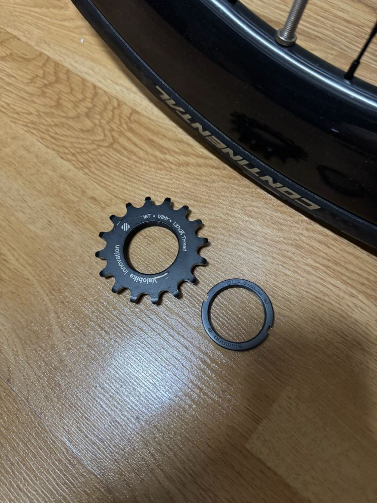 급처 csc 카본 60림 휠셋 (벨로바이크 코그 듀라 락링) 판매 이미지