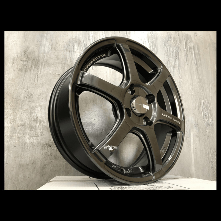 크로스스피드 RS6 15인치 신품 하이퍼블랙 휠 판매. 레이 모닝 스파크 큐브 캐스퍼 베뉴 프라이드 이미지