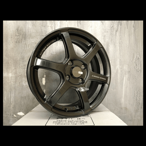 크로스스피드 RS6 15인치 신품 하이퍼블랙 휠 판매. 레이 모닝 스파크 큐브 캐스퍼 베뉴 프라이드 이미지