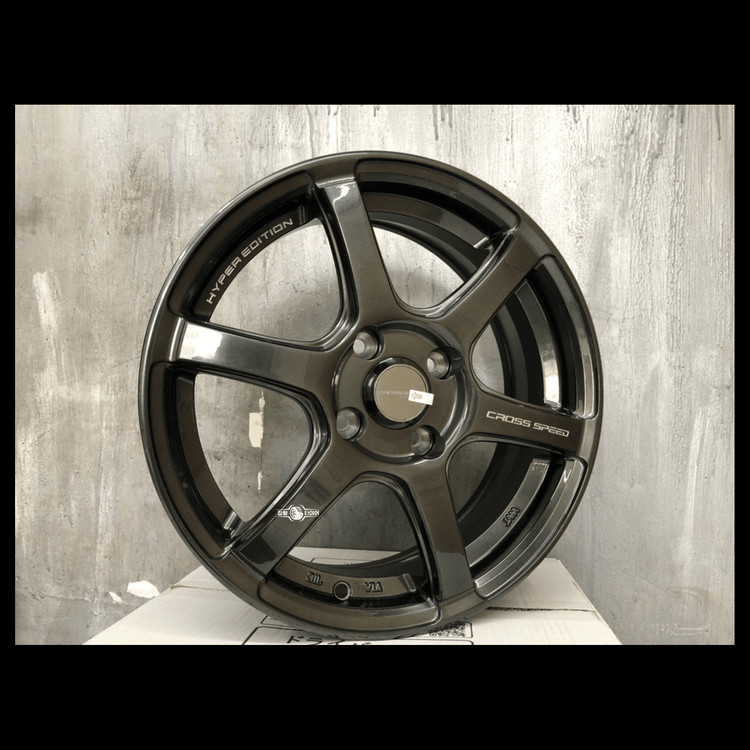 크로스스피드 RS6 15인치 신품 하이퍼블랙 휠 판매. 레이 모닝 스파크 큐브 캐스퍼 베뉴 프라이드 이미지