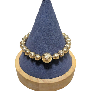 18k염주팔찌,볼팔찌,남성팔찌,여성팔찌 이미지