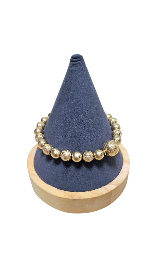 18k염주팔찌,볼팔찌,남성팔찌,여성팔찌 이미지