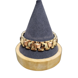 18k체인팔찌,남성팔찌,할로우팔찌,부산금팔찌 이미지