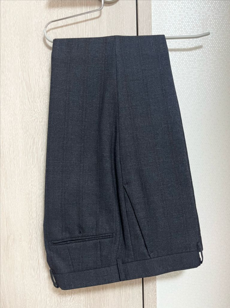 [86] 레노마 모 100 정장 바지 체크 이미지