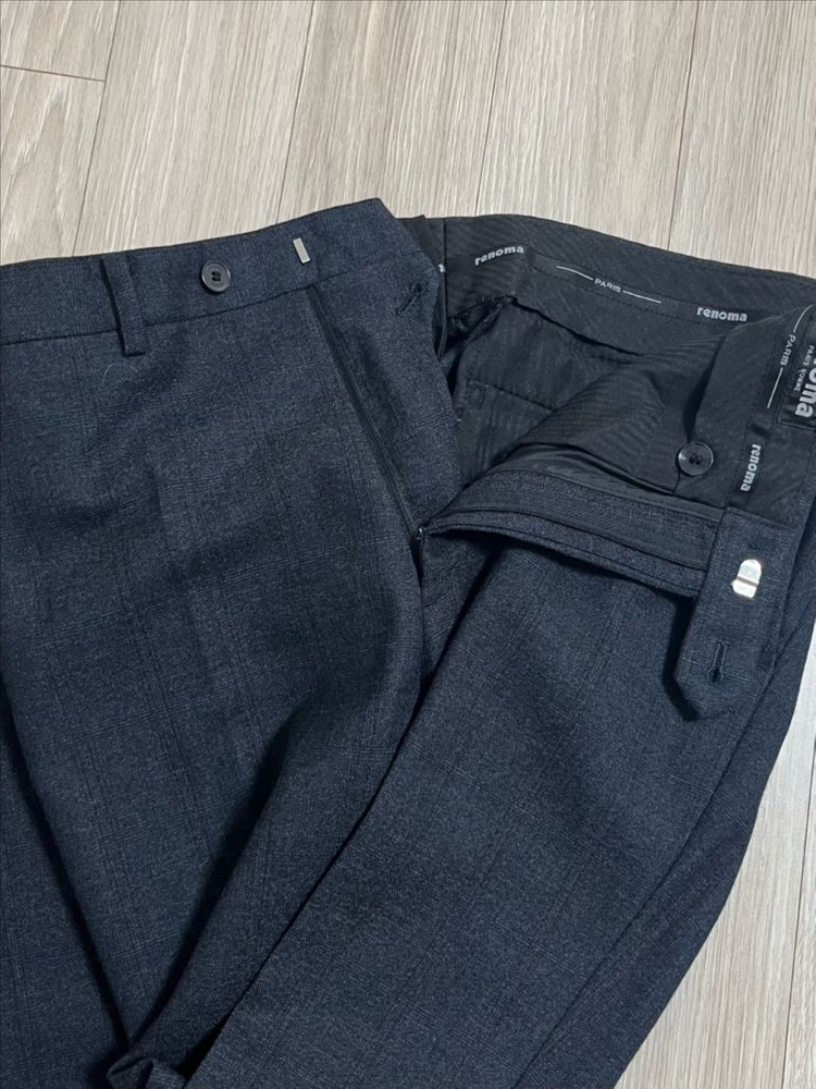[86] 레노마 모 100 정장 바지 체크 이미지