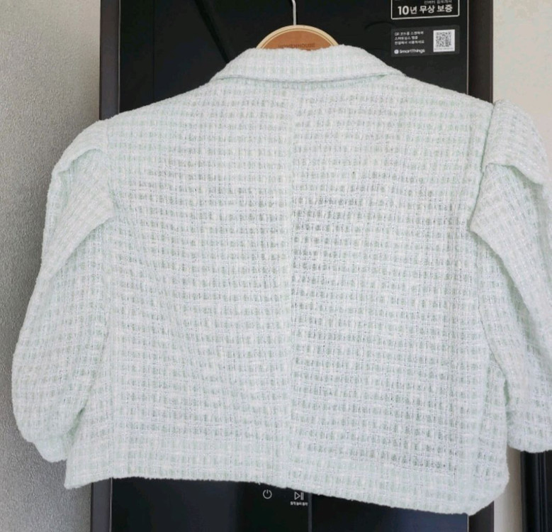 (파미아베크) 민트 크롭 쟈켓 이미지