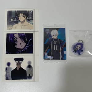 [애니굿즈] 블루록 에피나기 파샤 웨하스 나기 키링 레오 일괄 판매 이미지