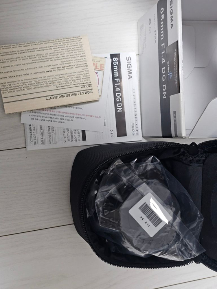 시그마 85mm f1.4 dgdn 소니 렌즈 보증o 이미지