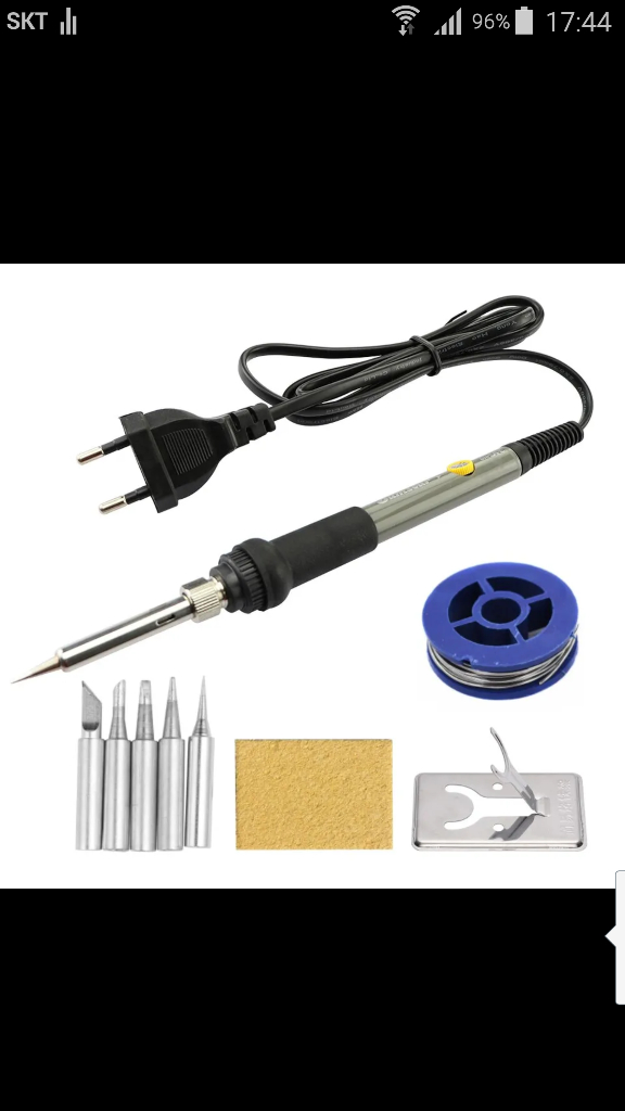 인두 5종 전기 납땜 인두팁 용접 60W 온도조절 이미지