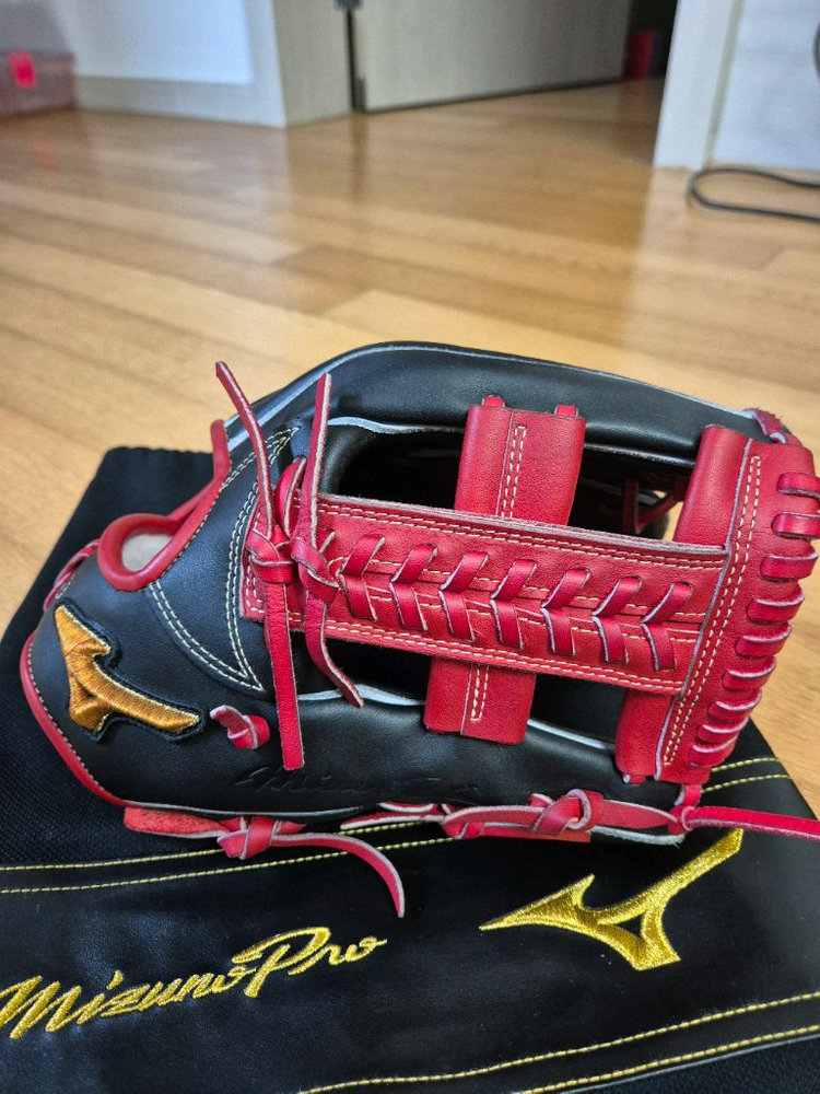 미즈노 프로 하가재팬 오더 AXI 패턴 글러브 이미지