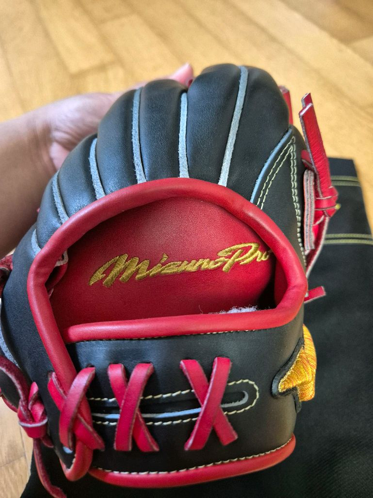 미즈노 프로 하가재팬 오더 AXI 패턴 글러브 이미지