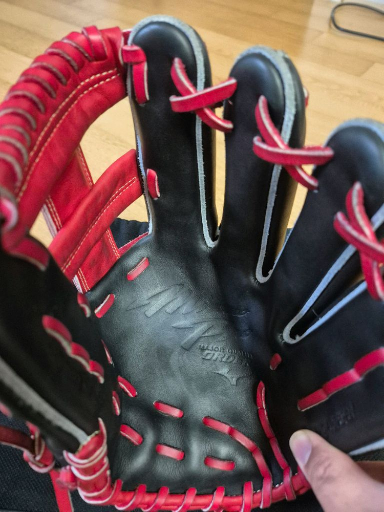 미즈노 프로 하가재팬 오더 AXI 패턴 글러브 이미지