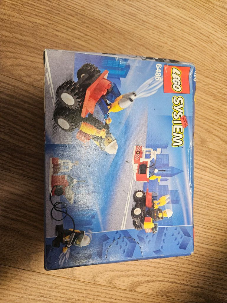 올드 레고 시스템 6486 소방차 세트 미개봉 국내판 이미지