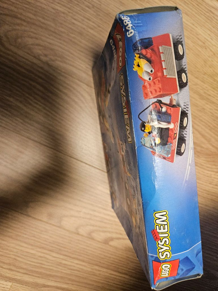 올드 레고 시스템 6486 소방차 세트 미개봉 국내판 이미지