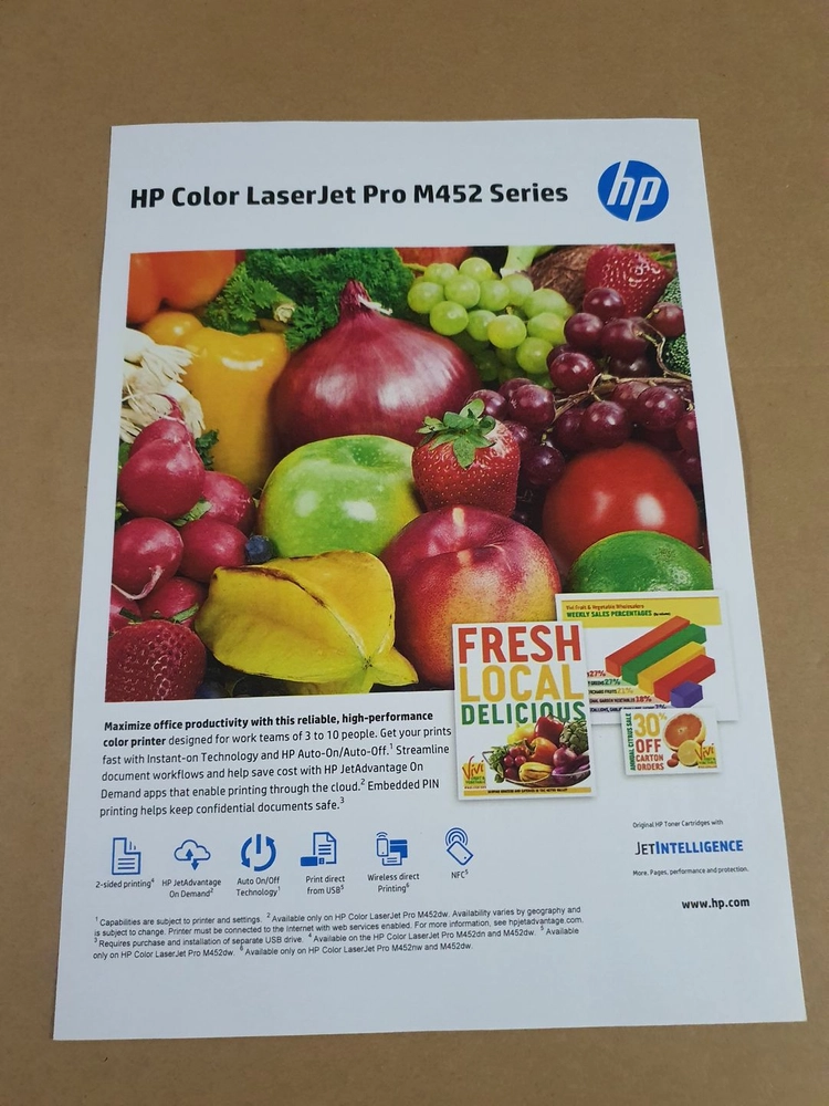 HP Pro M452dn 컬러 레이저 프린터 , 정품토너 포함 , 자동양면인쇄 이미지