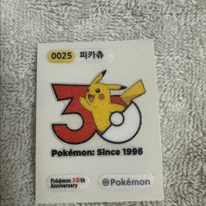 포켓몬 30주년 피카츄 띠부씰 이미지