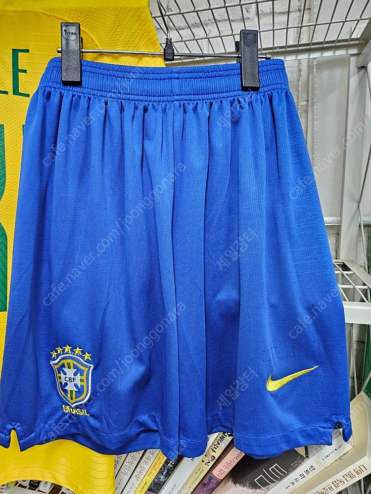 2019 브라질 나이키 홈셔츠 펠레 축구유니폼 상하의세트 여름축구복 (L100) MH89 이미지