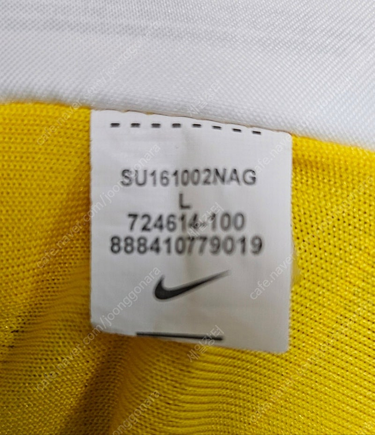 2019 브라질 나이키 홈셔츠 펠레 축구유니폼 상하의세트 여름축구복 (L100) MH89 이미지