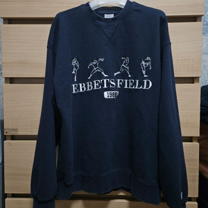 이벳필드 맨투맨 네이비 M 이미지