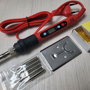 신형 80W 급 전기 납땜 인두기 온도조절 디지털 디스플레이 인두 용접기 이미지