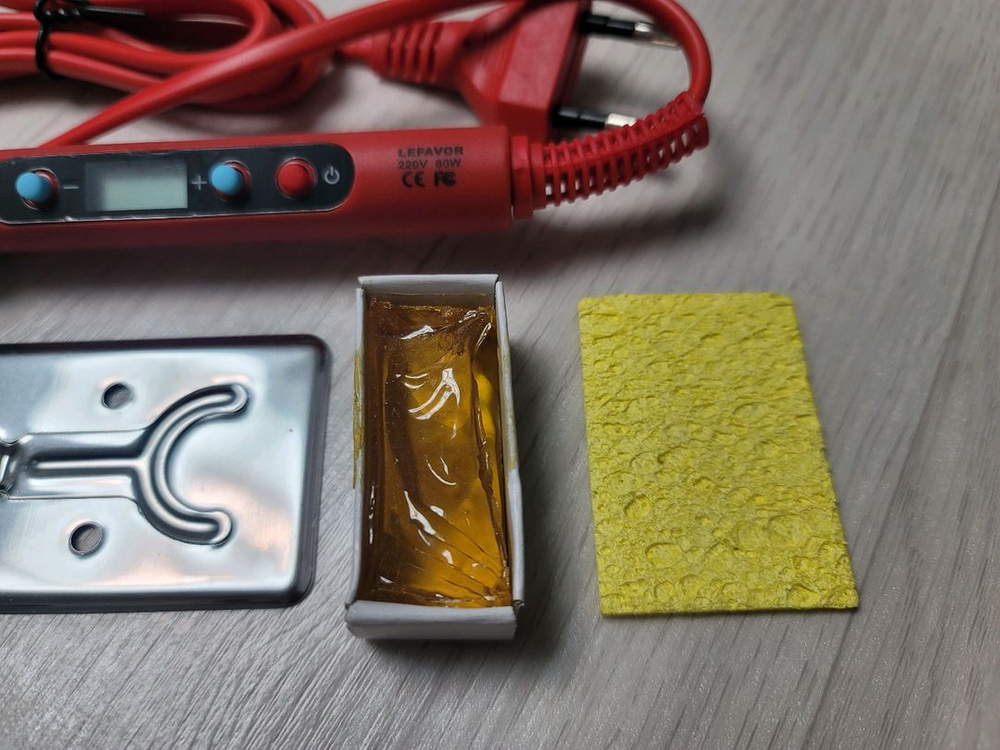 신형 80W 급 전기 납땜 인두기 온도조절 디지털 디스플레이 인두 용접기 이미지